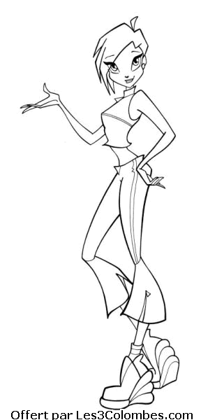 coloriage winx 119