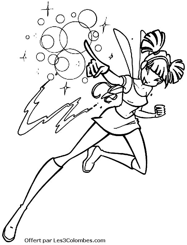 coloriage winx 12