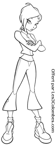 coloriage winx 121