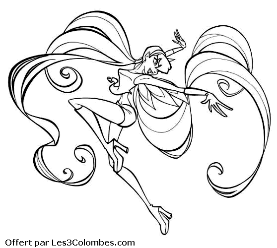 coloriage winx 124