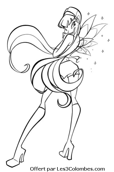 coloriage winx 126
