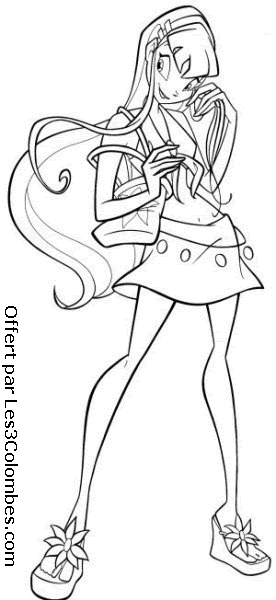 coloriage winx 128