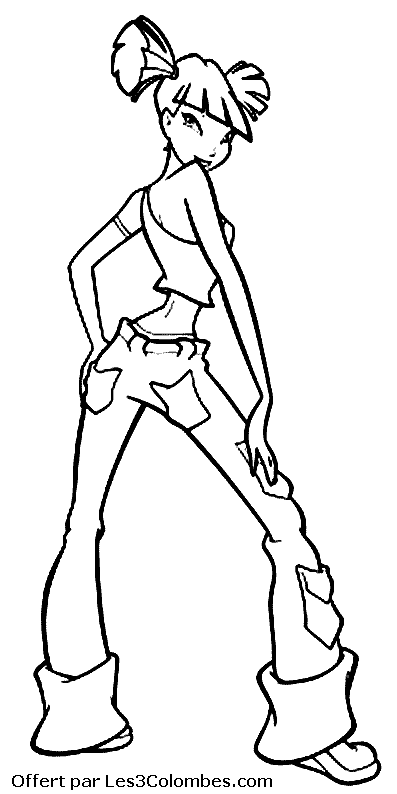 coloriage winx 13