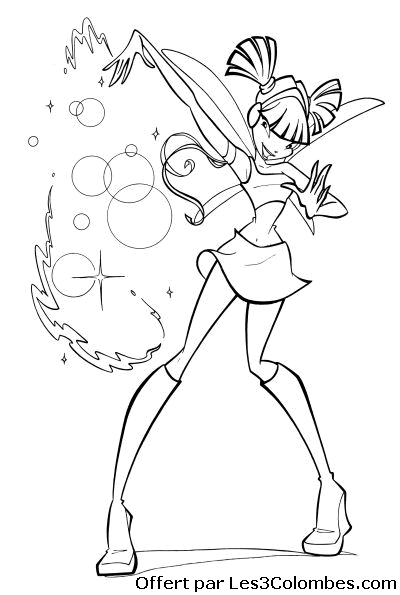 coloriage winx 133
