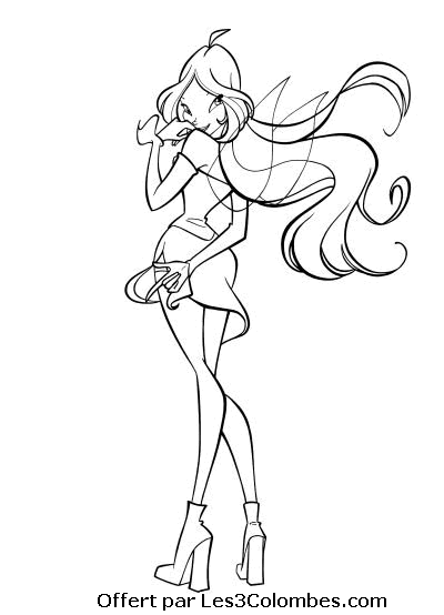 coloriage winx 138