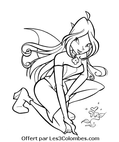 coloriage winx 139