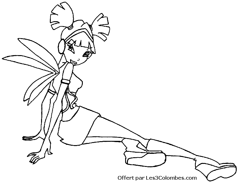 coloriage winx 14