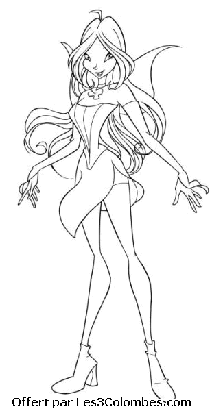 coloriage winx 140
