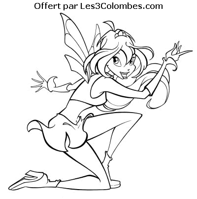 coloriage winx 142