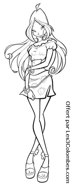 coloriage winx 143