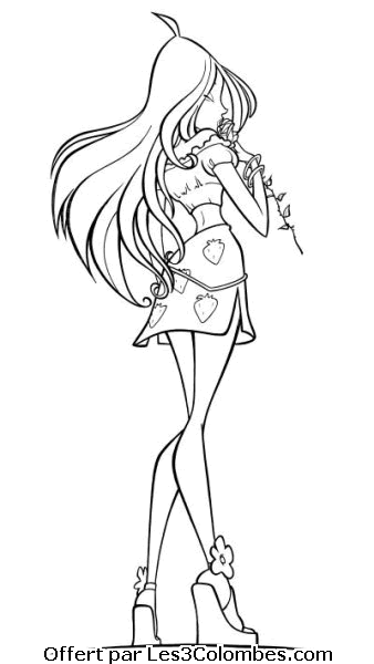 coloriage winx 144