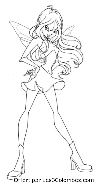 coloriage winx 146