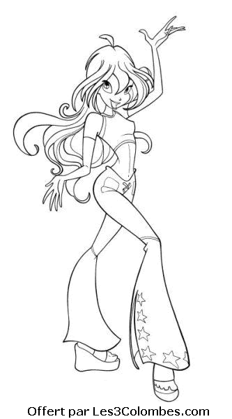 coloriage winx 147