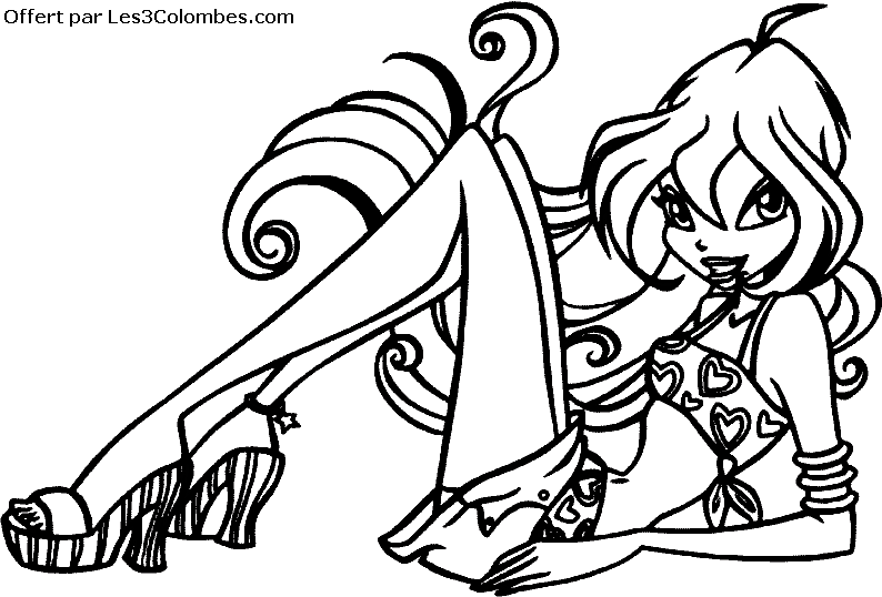 coloriage winx 15