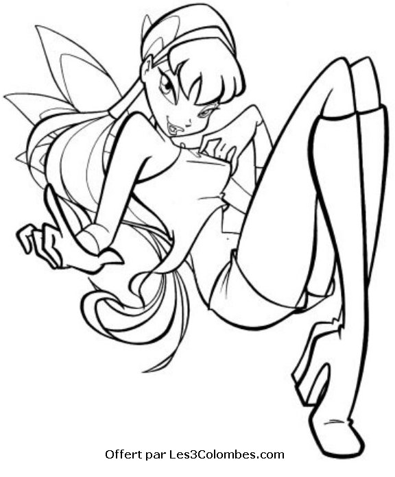 coloriage winx 161