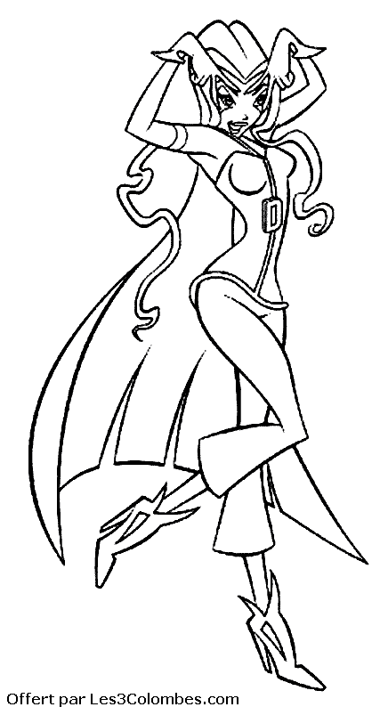 coloriage winx 17