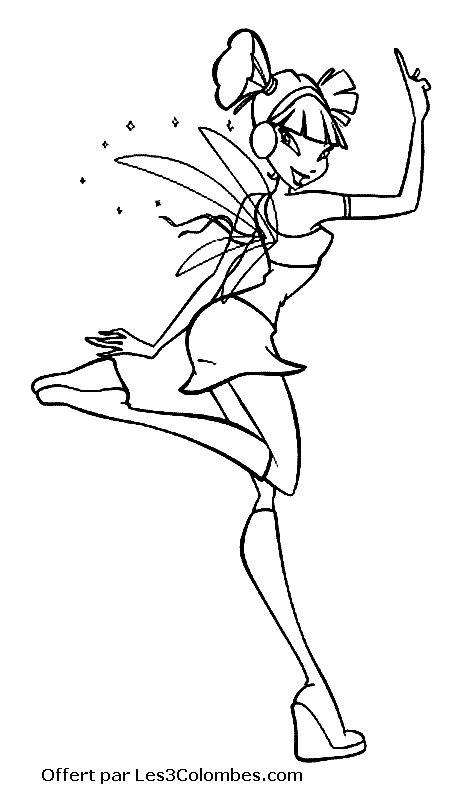 coloriage winx 18
