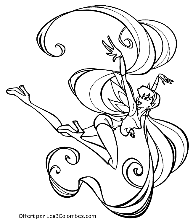 coloriage winx 21