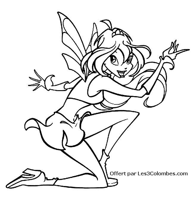 coloriage winx 22