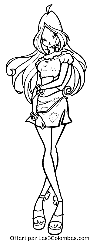 coloriage winx 23
