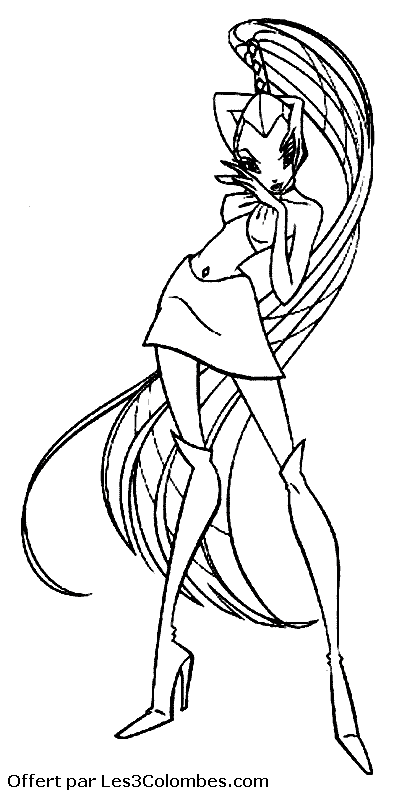 coloriage winx 24