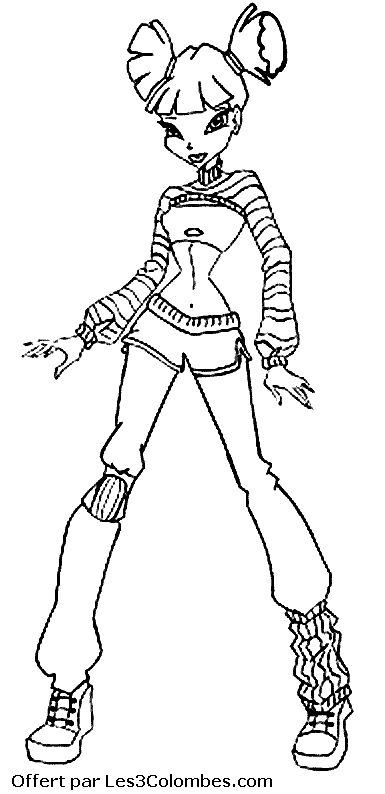 coloriage winx 26