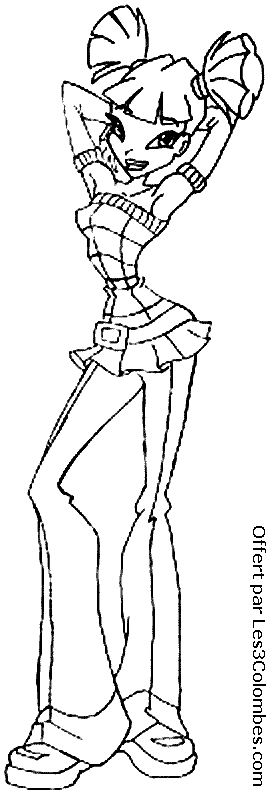 coloriage winx 27