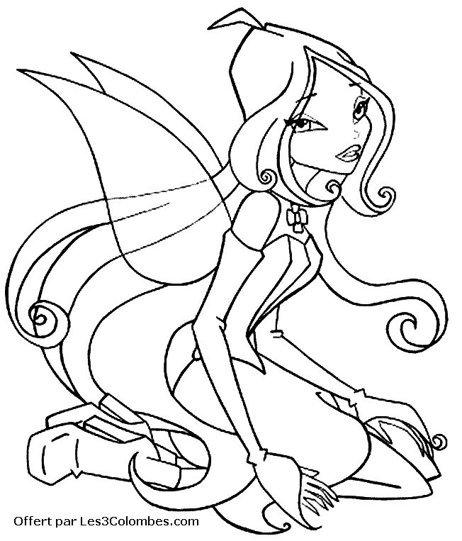 coloriage winx 28