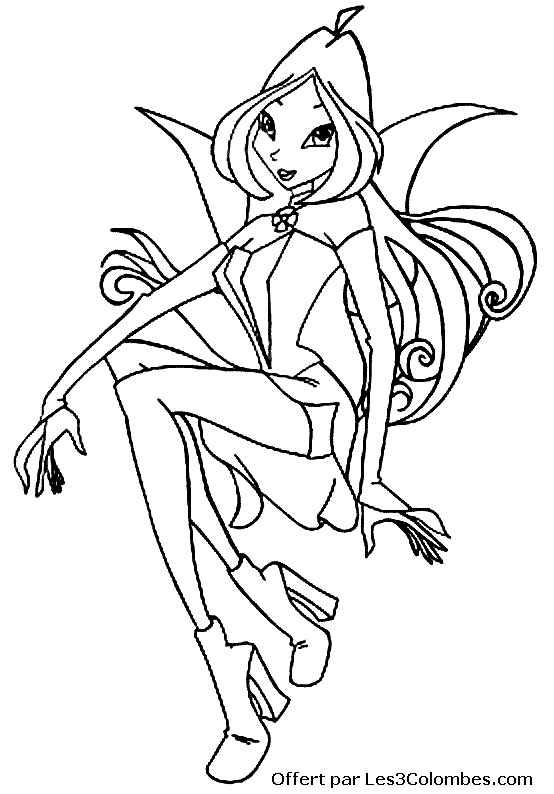 coloriage winx 30