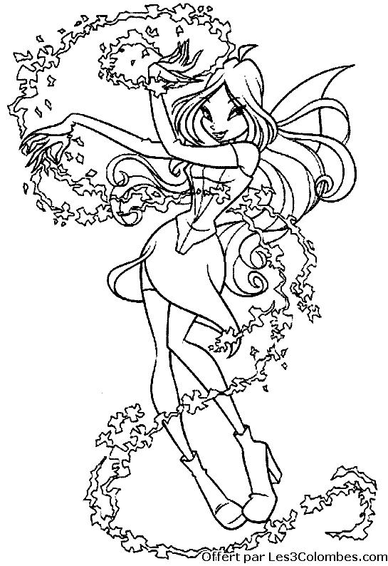 coloriage winx 32