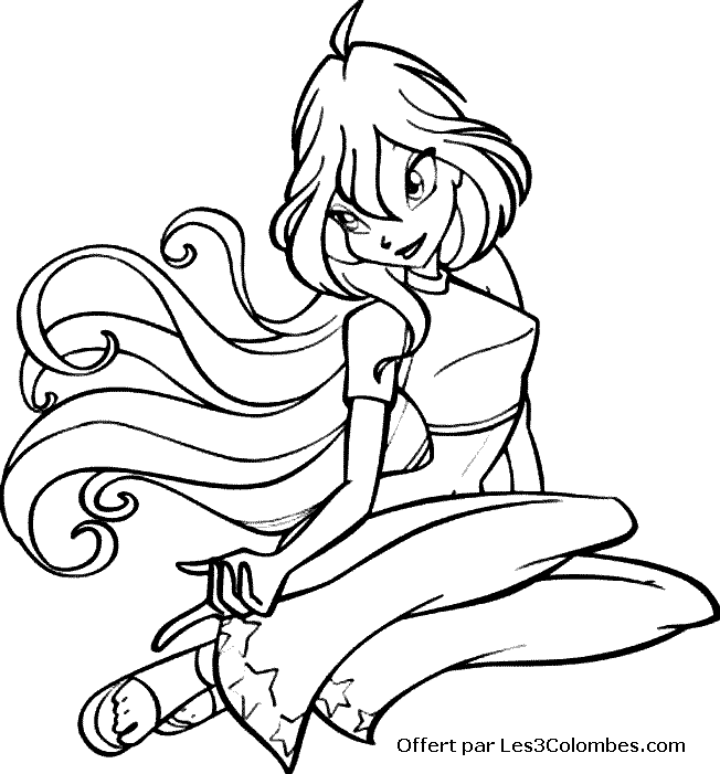 coloriage winx 33