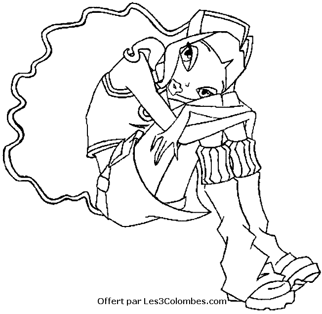 coloriage winx 36