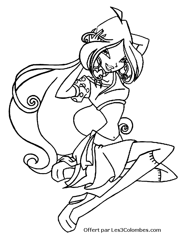 coloriage winx 40