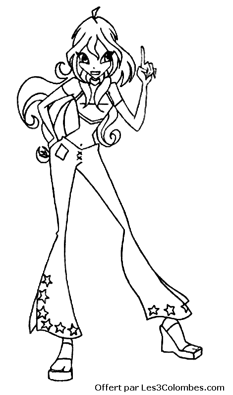 coloriage winx 42