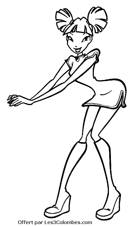 coloriage winx 43