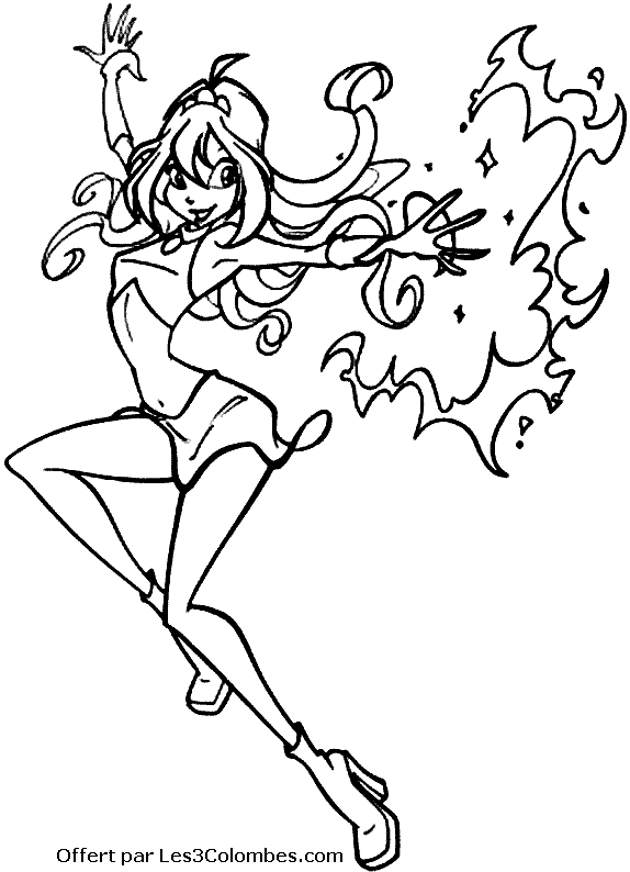 coloriage winx 44