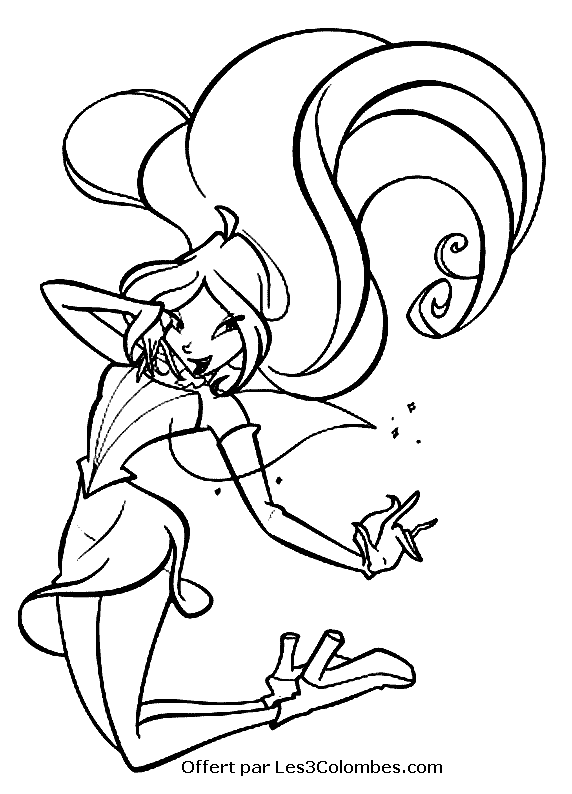 coloriage winx 48