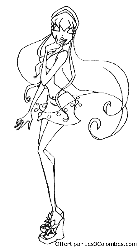 coloriage winx 49