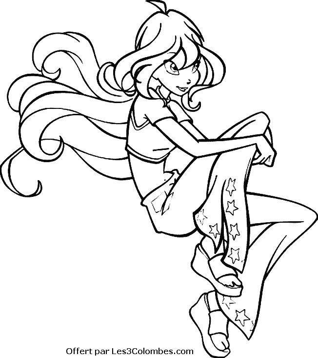 coloriage winx 56