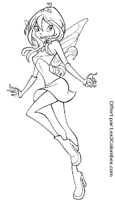 coloriage winx 68