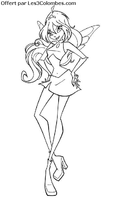 coloriage winx 72