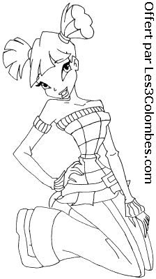 coloriage winx 82