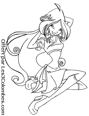 coloriage winx 85