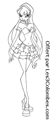 coloriage winx 89