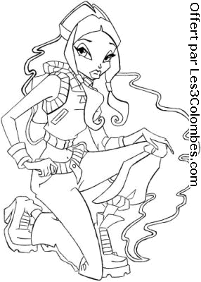 coloriage winx 91