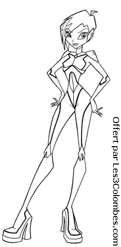 coloriage winx 98