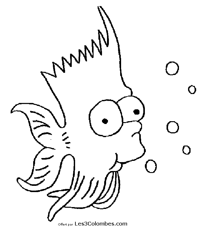 coloriage Bart Simpson 56