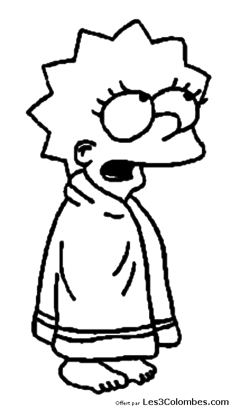 coloriage Simpsons 04