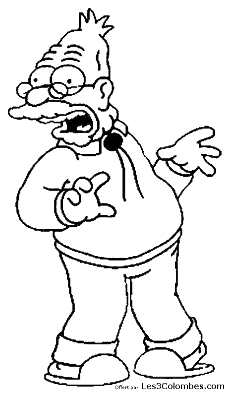 coloriage Simpsons 26