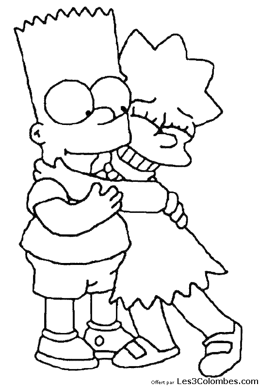 coloriage Simpsons 39